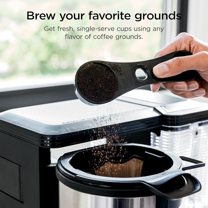 Ninja Coffee Maker, 10-Cup Carafe, Fold-Away Frother, Black, CM401 | Permanent Filter & Removable, Dishwasher Safe Reservoir, 6 Brew Styles, 8 Cup to Travel Mug to Pot Sizes - Image 3