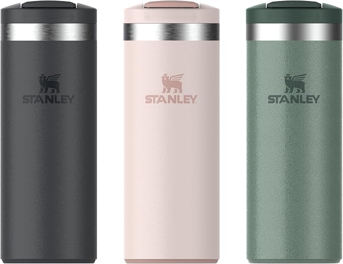 STANLEY 1913 Transit Flip Top Mug 0.35L - Rose Quartz | Keeps 4 Hours Hot - 6 Hours Cold - Leakproof - Dishwasher Safe - Car Cup Holder Compatible - Image 10