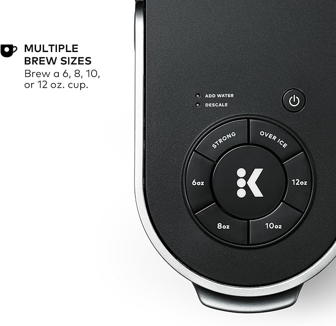 Keurig K-Supreme Single Serve K-Cup Pod Coffee Maker, MultiStream Technology, 4 Brew Sizes, 66oz Dual-Position Removable Reservoir, Black | MultiStream Technology, 4 Brew Sizes, Dual-Position Removable Reservoir - Image 6