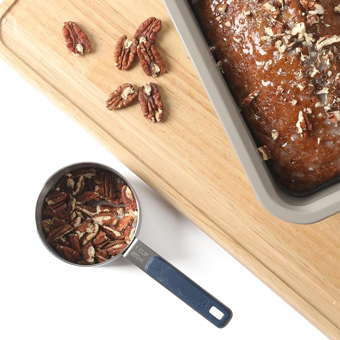 Calphalon Legacy 9 x 5 Inch PFA Free Nonstick Loaf Pan Baking Dish in Taupe, Heavy Gauge Steel Bakeware for Even Heat Distribution, Oven Safe Bread Pan for Cakes, Loaves, Meatloaf - Image 8