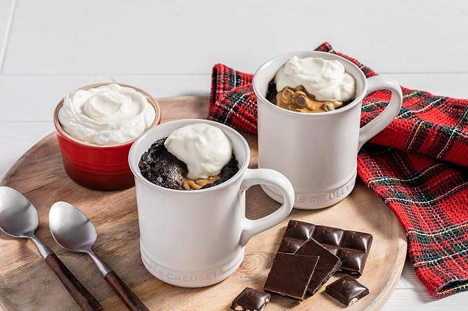 Le Creuset Stoneware Vancouver Mug, Set of 4, 14 oz. each, Sea Salt - Image 7