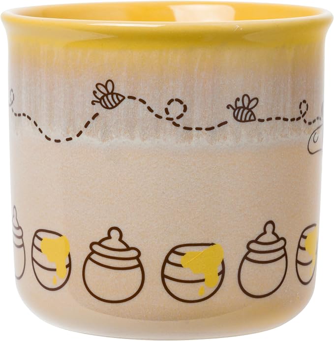 Silver Buffalo Disney Winnie the Pooh Bees, Reactive Glaze Camper Mug, 20oz | Honey, Ceramic, 0.59 Liters - Image 2