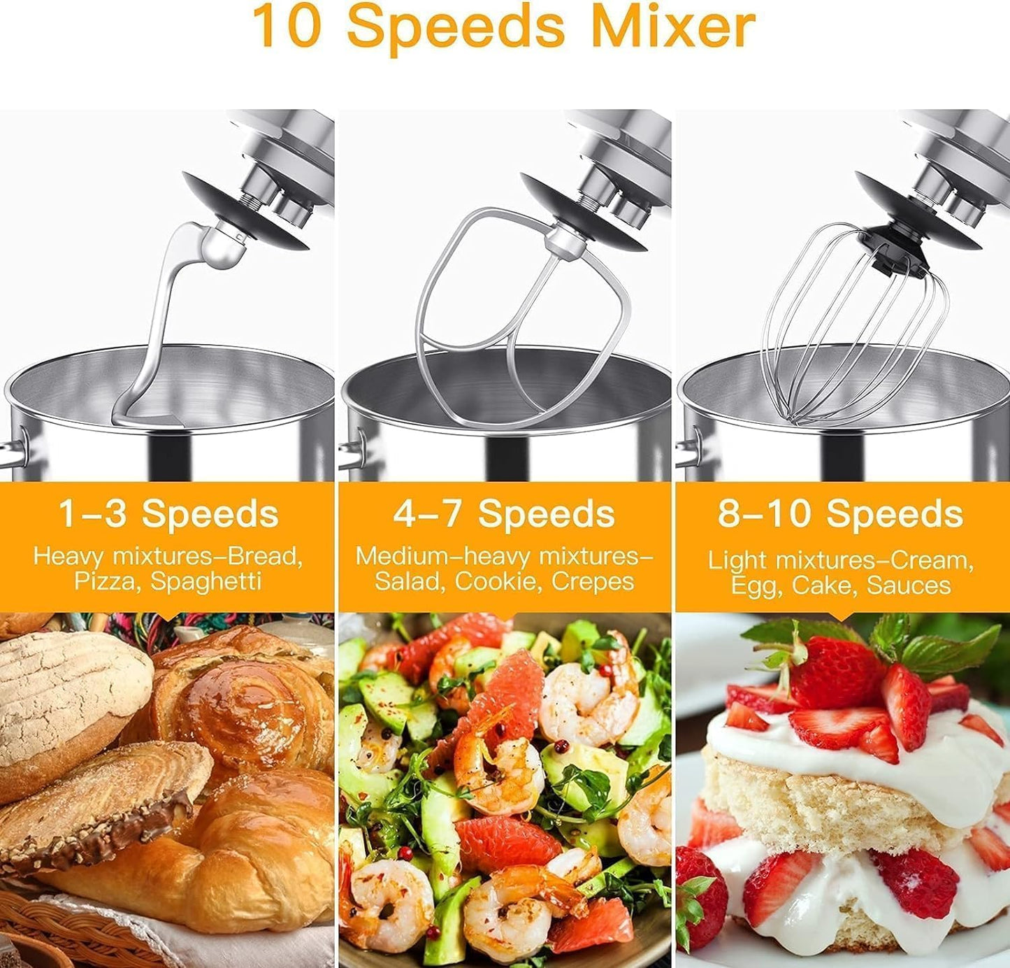 7.5QT 10-Speed Stand Mixer
