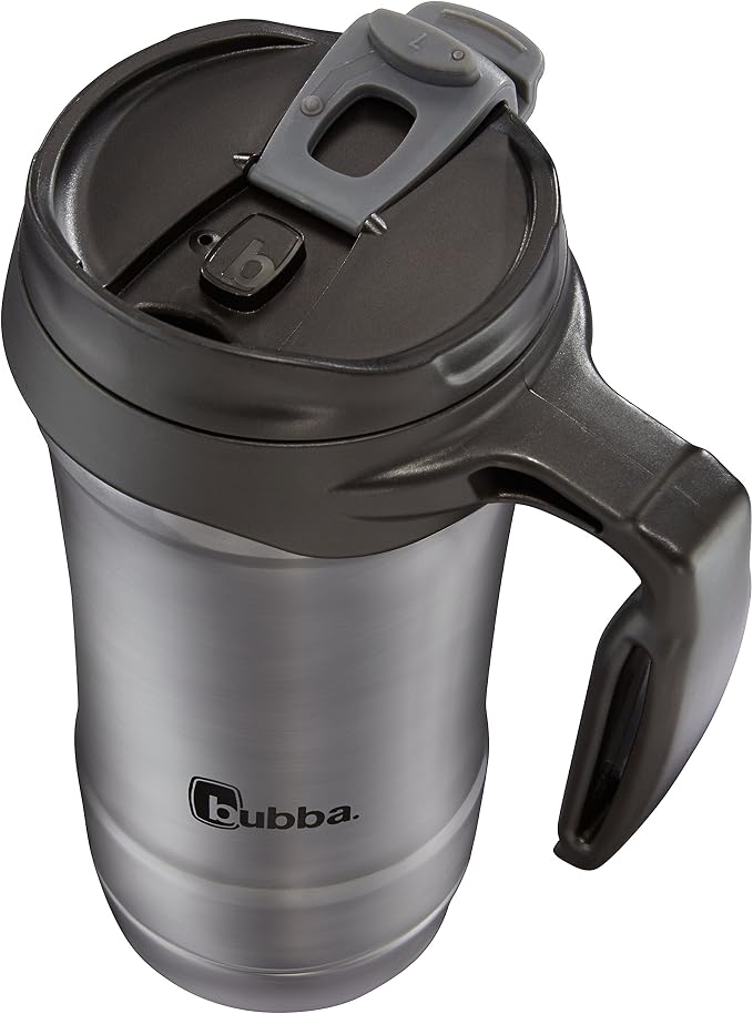 Bubba HERO Vacuum-Insulated Stainless Steel Travel Mug with Handle, 18 oz, Gunmetal - Image 4