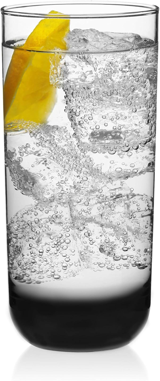 Libbey Polaris Tumbler and Rocks Glass Cups Set, Smoke Hue Mixed Drink Glasses with Straight Lines, Lead-Free, Drinkware Set of 16 for all Beverages - Image 7