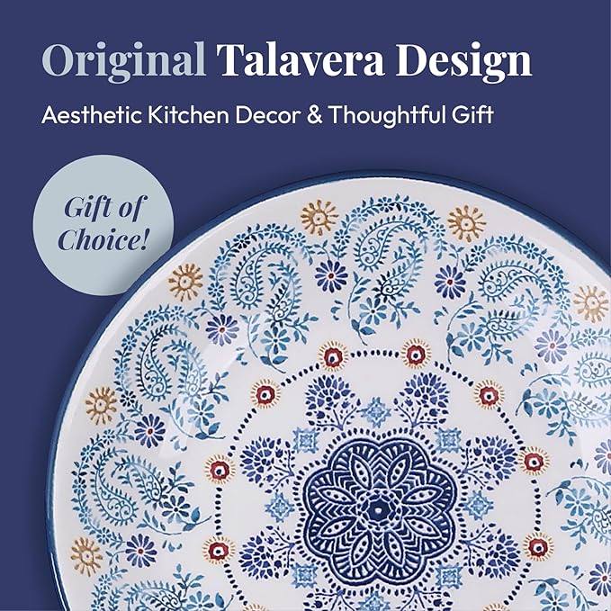 Bico Blue Talavera Spoon Rest for Stove Top, Ceramic Spoon Holder for Kitchen Counter, Easy to Clean Coffee Spoon Rest Dishwasher Safe, Kitchen Cooking Utensil Rest for Ladles Spatula - Image 6