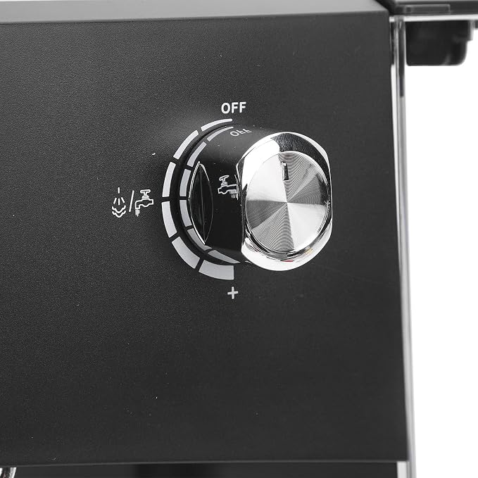 Semi Automatic Compact Coffee Machine 20 Bar Maker with Milk Frother Steam Wand, 1.5L Water Tank, Quick Preheat, 110V for Cappuccino Latte - Stainless Steel (US Plug 110V) - Image 7