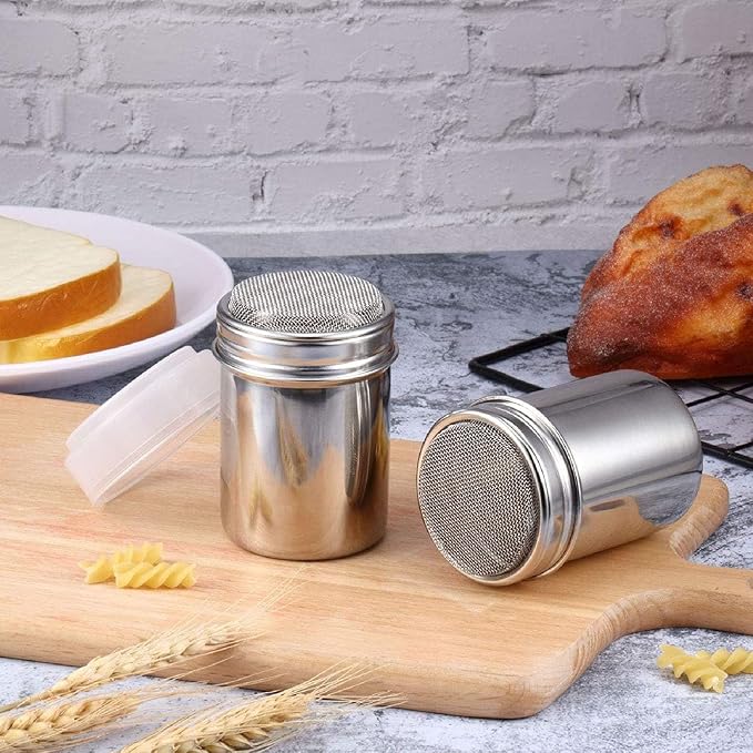 Coffee Decorating Stencils, Coffee Carving Pen Set, Portable Stainless Steel Latte Art Pen, Coffee Shaping Tool with Powder Shaker Spoons