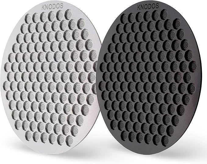 Espresso Puck Screen 54mm Breville Compatible 2 Pcs Stainless Steel Ultra-Thin 0.8mm Portafilter Screen, Fits Breville Barista Express, Pro, Touch, Bambino, Duo Temp,Impress, Infuser (53.3mm)