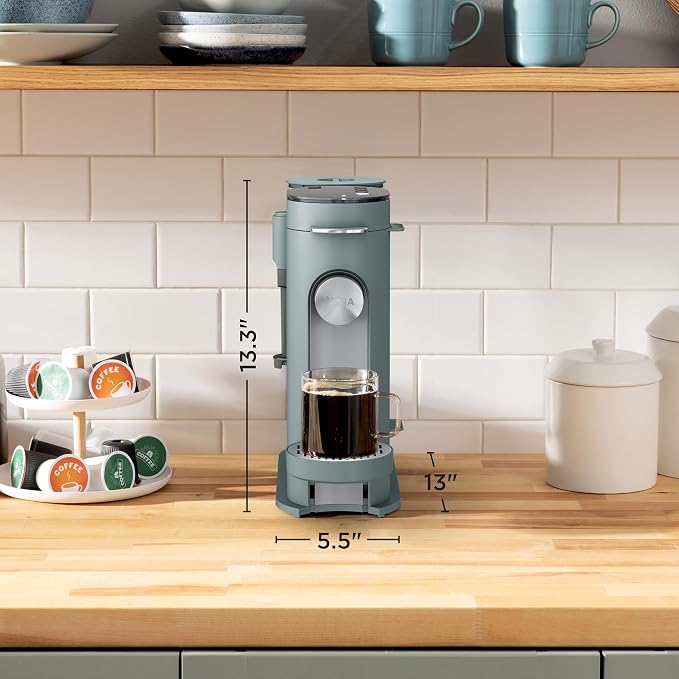 Ninja Pods & Grounds Coffee Maker, K-Cup Compatible, Sage Green, PB051SG | Built-In Milk Frother, 6-oz. Cup to 24-oz. Travel Mug Sizes, Iced Coffee Maker, 1550 watts - Image 5