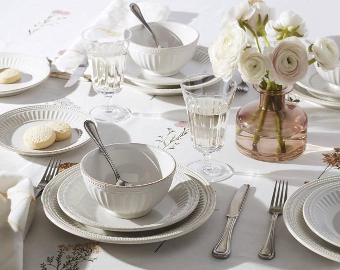 Lenox 895721 French Perle Groove Dinner Plates, Set Of 4 - Image 3