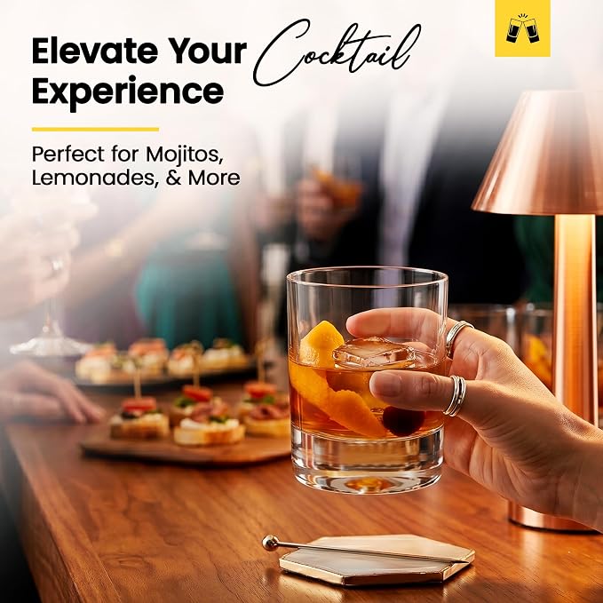 LEMONSODA Premium Highball 12oz/15oz Glass Sets - Elegant Tom Collins Glasses - Tall Water Drinking Glasses - Bar Glassware for Mojito, Whiskey, Cocktail (10oz, Set of 24) - Image 3
