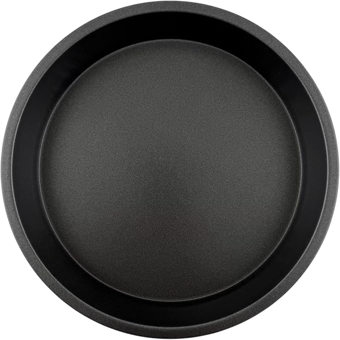3 Pack 9" Round Nonstick Steel Cake Pan, Dark Gray, 22.9 cm | Set of 3, Nonstick Coating, Steel Construction, Dark Gray Finish, 9 Inch Round - Image 2