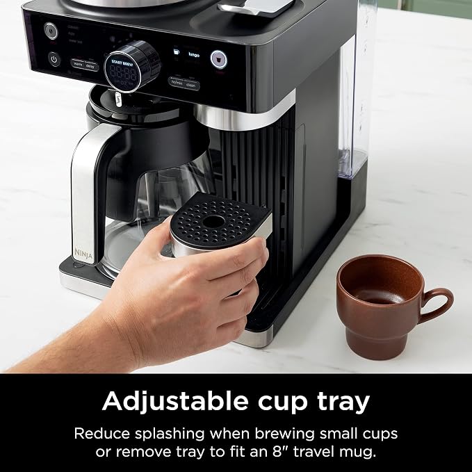 Ninja Espresso & Coffee Maker, Nespresso Capsule Compatible, Black, CFN601 | Barista System, 3 Espresso Brew Styles, Single-Serve Coffee, Built-in Frother, Espresso, Cappuccino & Latte Maker - Image 9