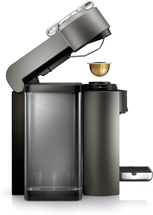 Nespresso Vertuo Coffee and Espresso Machine by De'Longhi, 54 ounces, Titan, Grey - Image 4