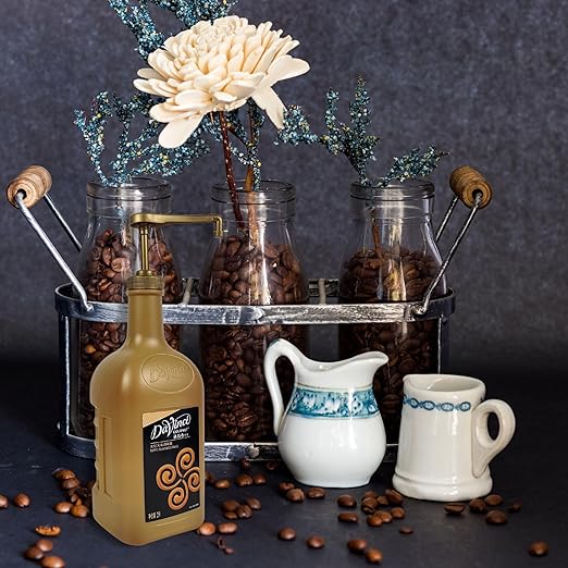 Sauce Pump 1-Pack - Fits 64 oz Torani, Davinci, 63 oz Fontana, Ghirardelli 87–90 fl oz, Hershey’s 7.5lb Bulk Jug - for Chocolate and Caramel Sauce - Dispenser, BPA-Free, No Drip, Dishwasher Safe