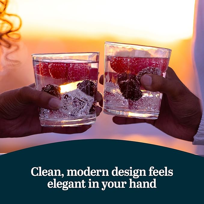 Libbey Preston Tumbler & Rocks Drinking Glasses Set of 16, All-Purpose Cups | 16 oz and 13 oz Capacities for Water, Juice, Cocktails, and More with Wide Mouths and Dishwasher-Safe Cleanup - Image 5