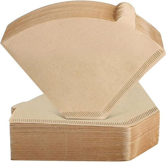 600 Count Cone Coffee Filters #4, Unbleached 04 Coffee Filters 8-12 Cup, Disposable Natural Paper Filters, No.4 Cone Filters For Ninja, Pour Over and Drip Coffee Maker