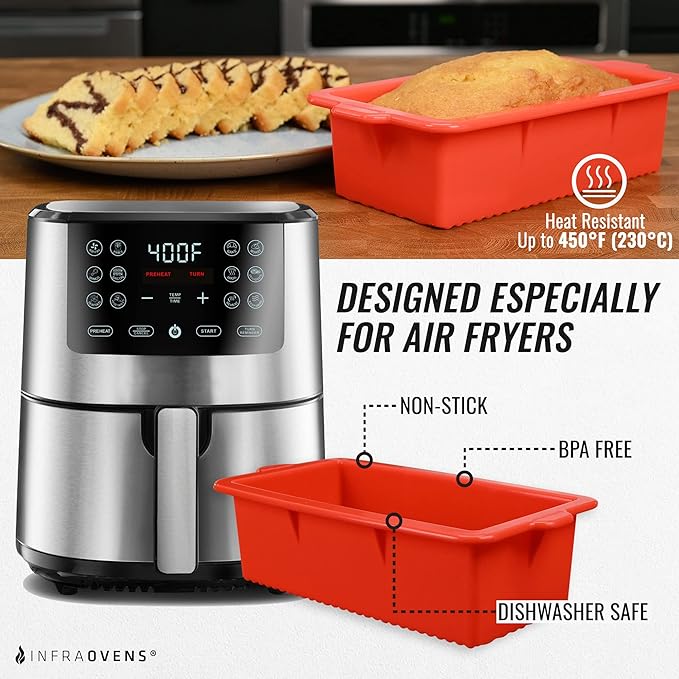 INFRAOVENS Air Fryer Loaf Pan - Thumbnail 2