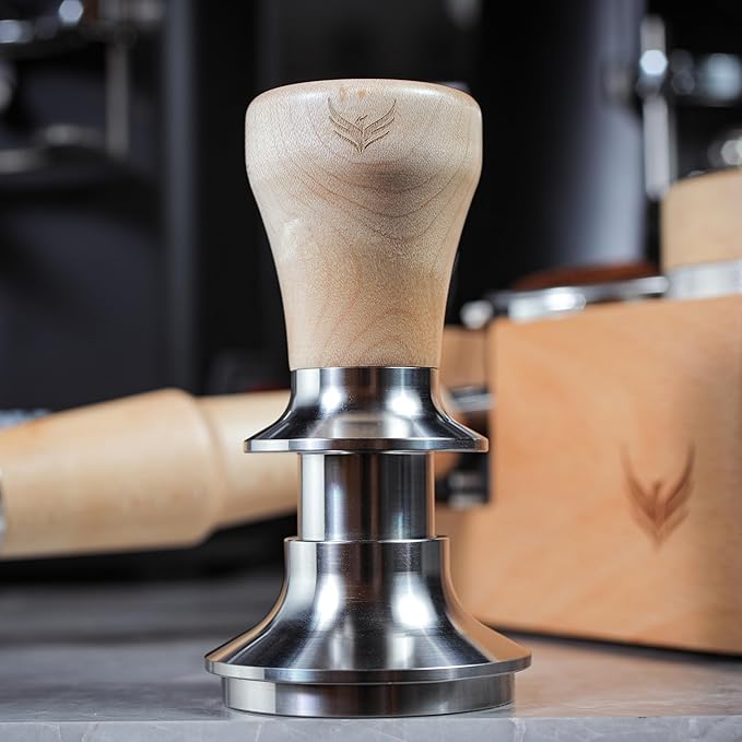 Breville Accessories Set 54mm Espresso Tamper Kit 4pcs Tamp Station, Coffee Tamper, Bottomless Portafilter and Espresso Distributor