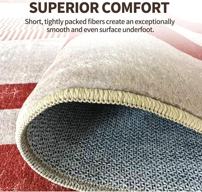 2x3 Washable Doormat, Non-Slip Rug for Front Door, Bathroom & Kitchen - Low Pile Indoor/Outdoor Mat with Rubber Backing, Modern House Design - Image 5