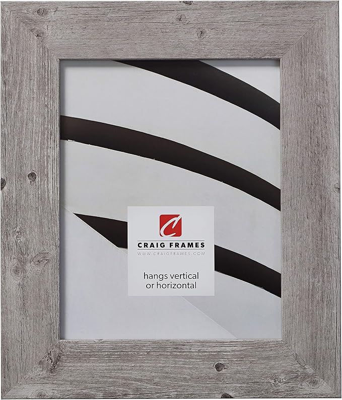 Craig Frames 12x18 Grey Oak Picture Frame for Posters and Gallery Wall | Lightweight shatter resistant acrylic facing with a rigid backing board, made in the USA - Image 5