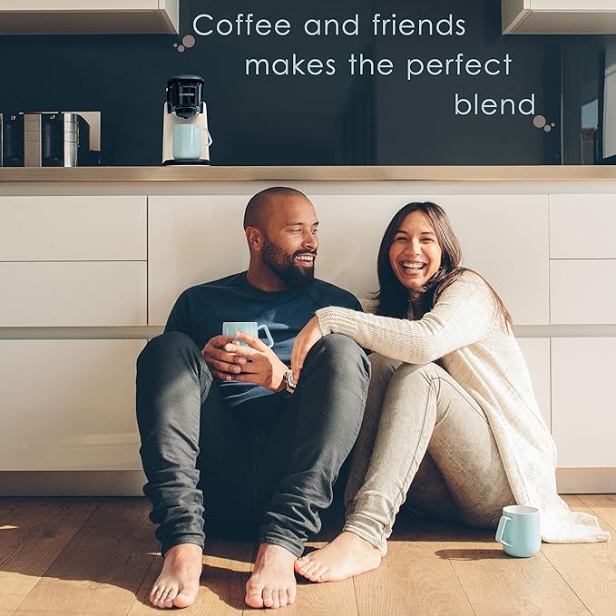Mixpresso Single Serve Coffee Maker K Cup Coffee Maker for K Pods & Grounds | Compact 800W White Coffee Machine with 12 Oz Water Tank, Fast Brew & Auto Shut-Off, Small Design for Travel RV, Office& Dorm - Image 5