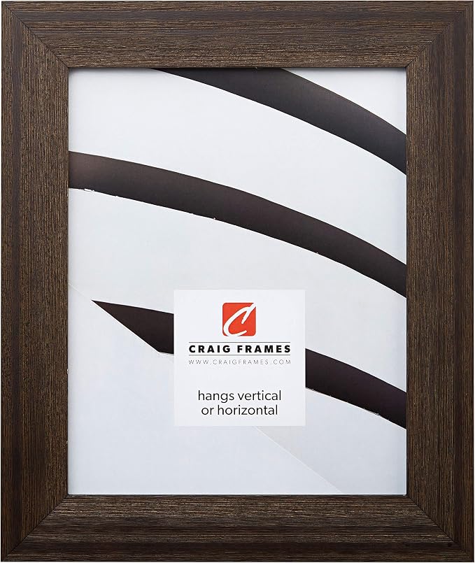 Craig Frames 13x19 Black Picture Frame, Wall Decor for Art and Photos | A lightweight, shatter resistant acrylic front, made in the USA for a gallery display by CraigFrames