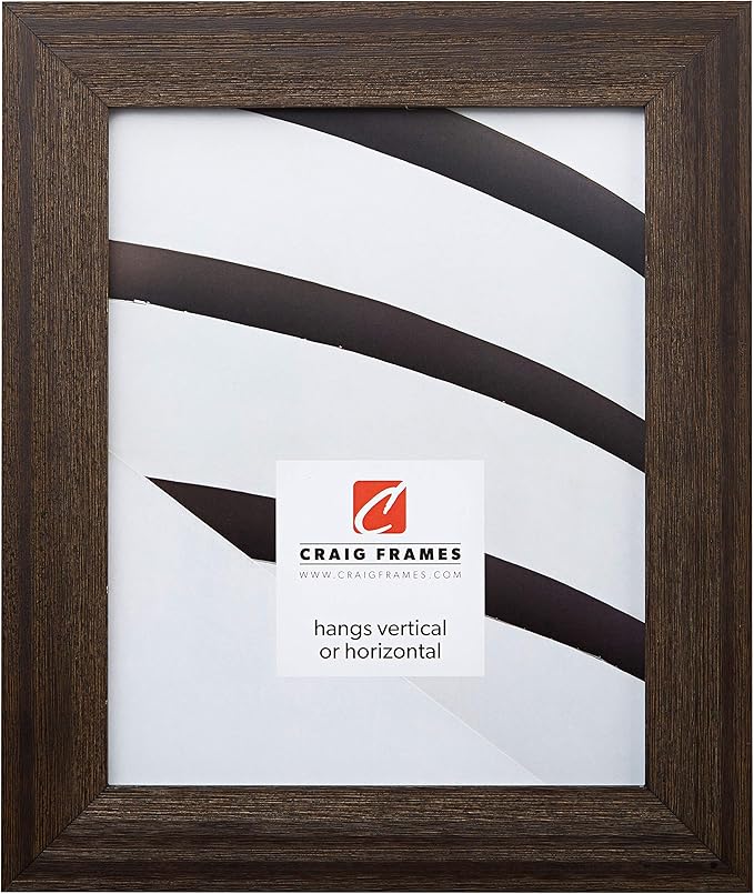 Craig Frames 20x20 Black Picture Frame, Wall Decor for Art and Photos | A lightweight, shatter resistant acrylic front, made in the USA for a gallery display by CraigFrames