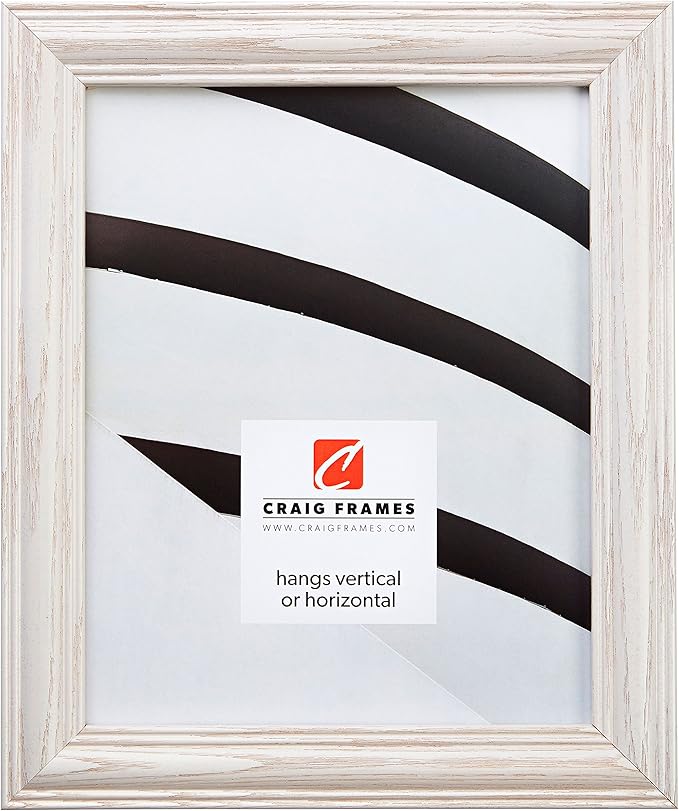 Craig Frames 20x20 White Picture Frame, Wall Decor for Art and Photos | A lightweight, shatter resistant acrylic front, made in the USA for a gallery display by CraigFrames