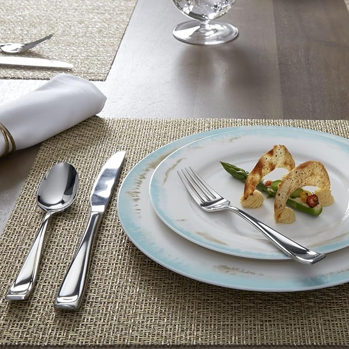Oneida Moda Flatware Set | Stainless Steel | Service for 12 | 65-Piece, Pack of 2 - Image 7
