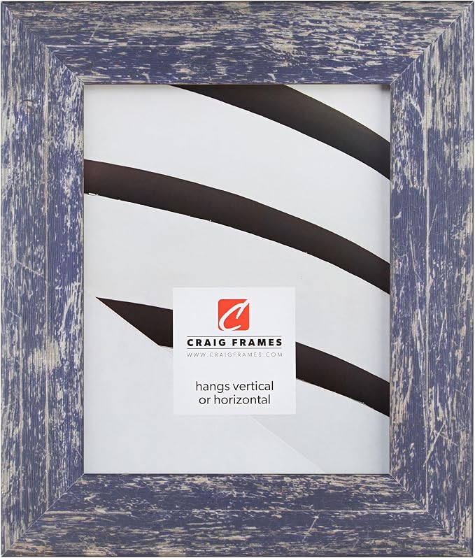 Craig Frames 16x27 Blue Picture Frame for Posters, Gallery Wall, and Photos | Lightweight shatter resistant acrylic facing with a rigid backing board, made in the USA by CraigFrames