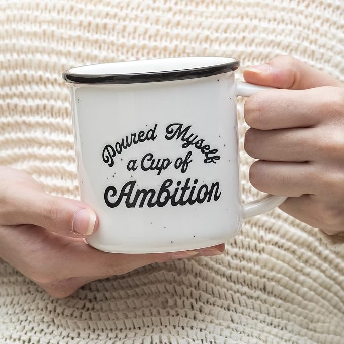 Pour Myself a Cup of Ambition Mug 11 Ounce, Funny Ceramic Coffee Mug - Image 7