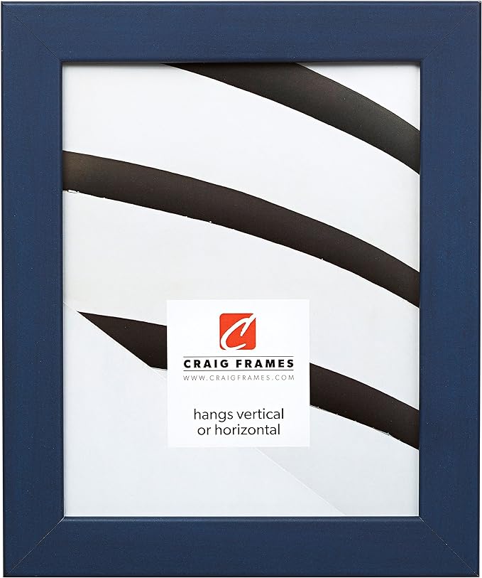 Craig Frames 20x30 Blue Picture Frame, Wall Decor for Art and Photos | A lightweight, shatter resistant acrylic front, made in the USA for a gallery display by CraigFrames