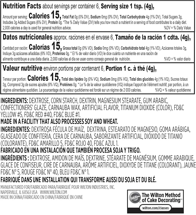 Wilton Edible Candy Eyeball Sprinkles, Small Edible Googly Eyes for Decorating Cupcakes, Cookies & Halloween Treats, Black and White, 0.88 oz - Image 3