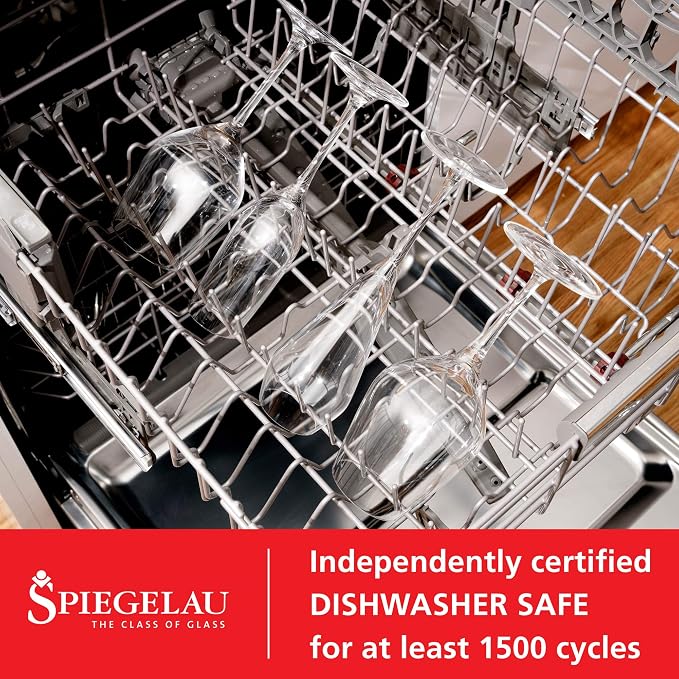 Spiegelau Style Champagne Flutes, Elegant Crystal Champagne Glasses Gift Set, Perfect for Prosecco, Sparkling Rose, Mocktails, Home Bar Accessories, Housewarming, Wedding Gifts, 8.5 oz, Set of 4 - Image 6