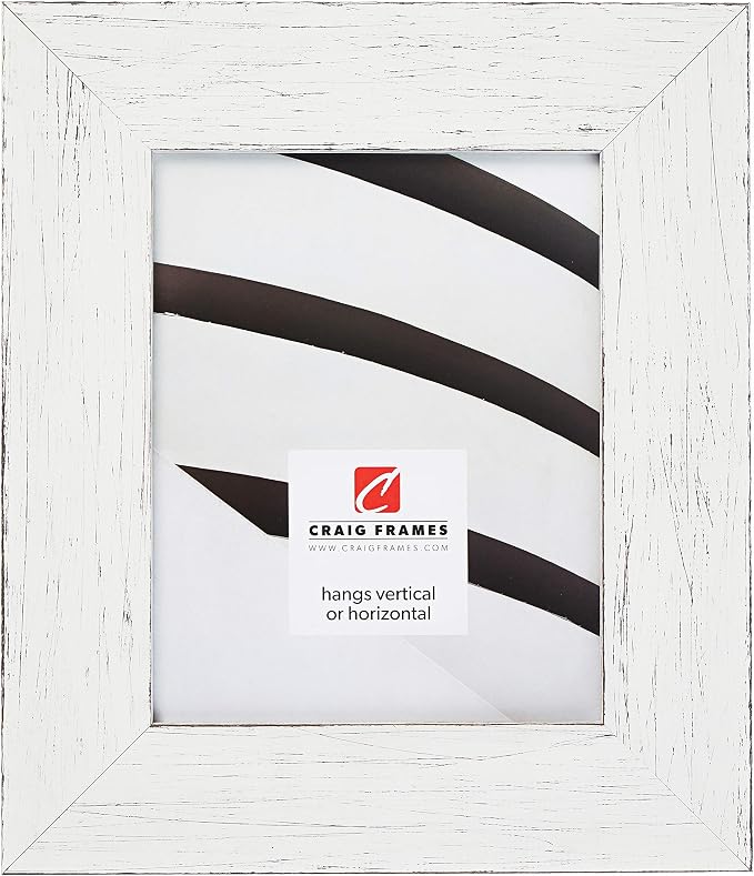Craig Frames Jasper Wide Picture Frame, 14 x 18 Inch, Country Marshmallow White - Image 6