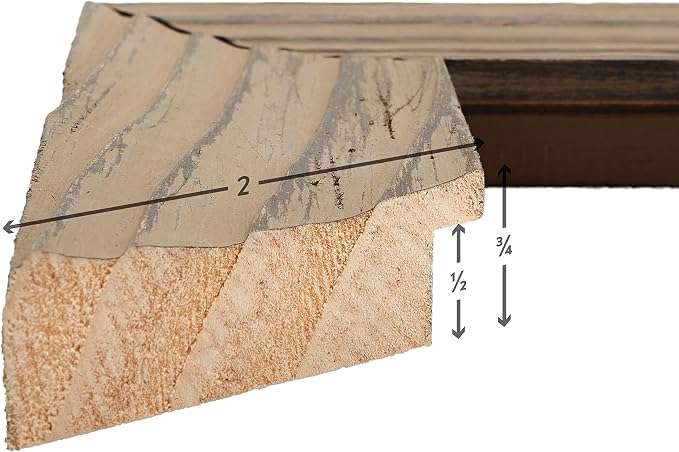 Craig Frames Hausbarn XL Picture Frame, 13 x 19 Inch, Wolf Grey Barnwood - Image 5