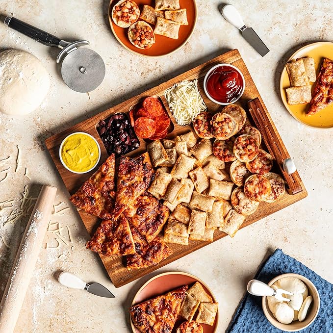 SMIRLY Charcuterie Board Set with Serving Accessories, Large Acacia | Housewarming and Wedding Gift for Women, Perfect for Movie Nights, Gatherings and Serving Cheese, Fruits and Snacks - Image 6
