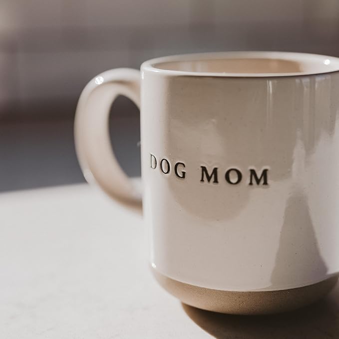 Sweet Water Decor Dog Mom Stoneware Coffee Mugs - 14Oz Cute Coffee Mugs for Hot and Cold Drinks - Dishwasher and Microwave Safe - Mothers Day Gift - Ideal for Tea and Espresso - Image 6