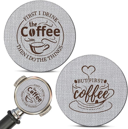 Yaomiao 2 Pieces 58.5mm Espresso Puck Screen, 1.7mm Thickness 150 Micrometre Reusable Barista Espresso Screen Stainless Steel Coffee Filter Mesh Plate for Bottomless Portafilter Filter Basket