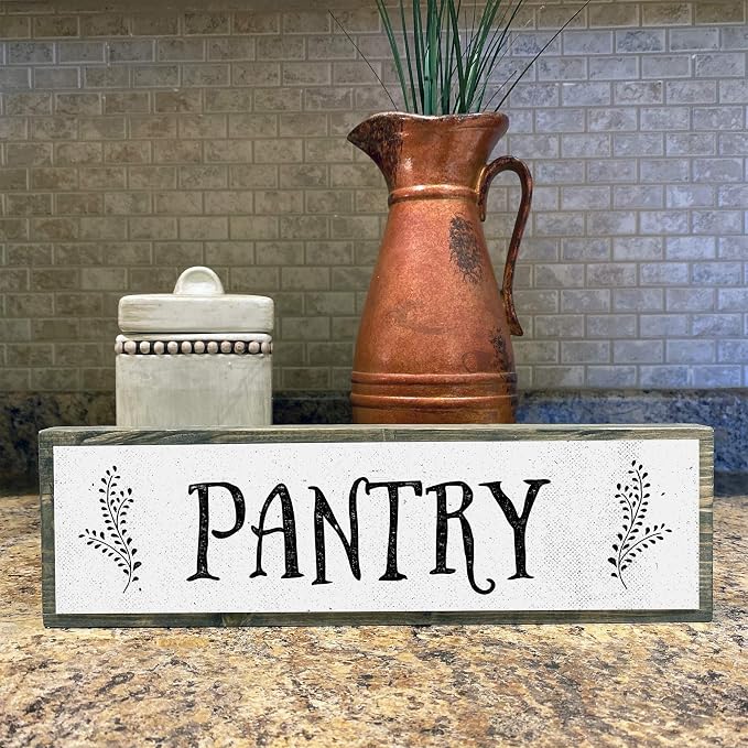 Kitchen Wood Signs (Medium - Wood And Metal, Pantry) - Image 5