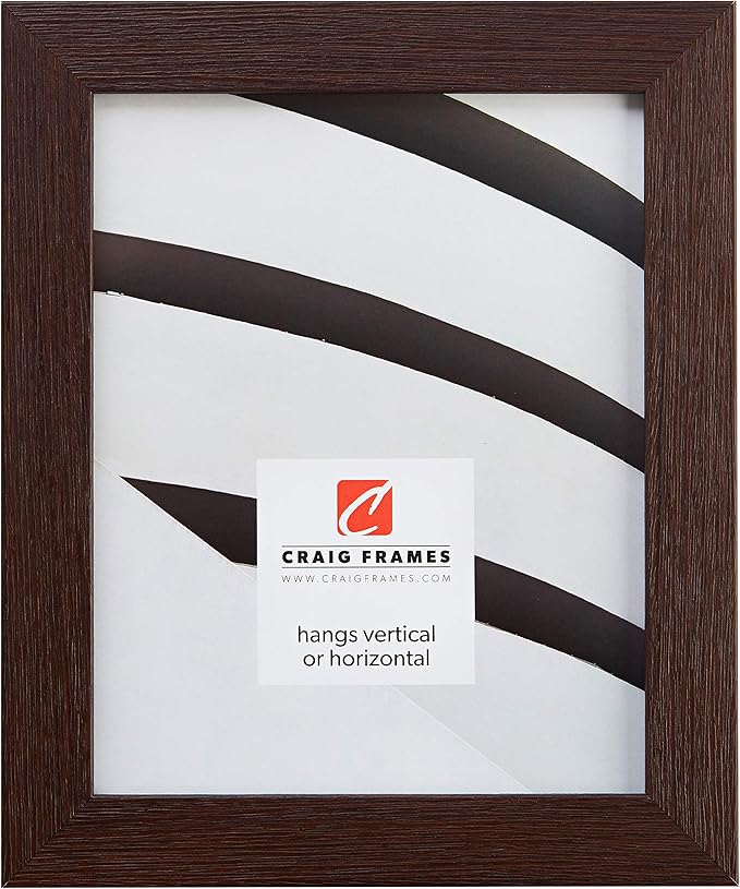 Craig Frames Bauhaus 125, 24x36 Picture Frame, Melinga Brown Oak - Image 3