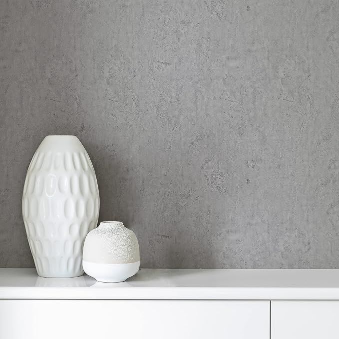 CRE8TIVE 24"x708" Large Size Concrete Contact Paper Grey Extra Thick Texture Cement Wallpaper for Walls Stick and Peel Removable Waterproof Industrial Vinyl Wall Murals for Bedroom Countertop Cabinet - Image 5