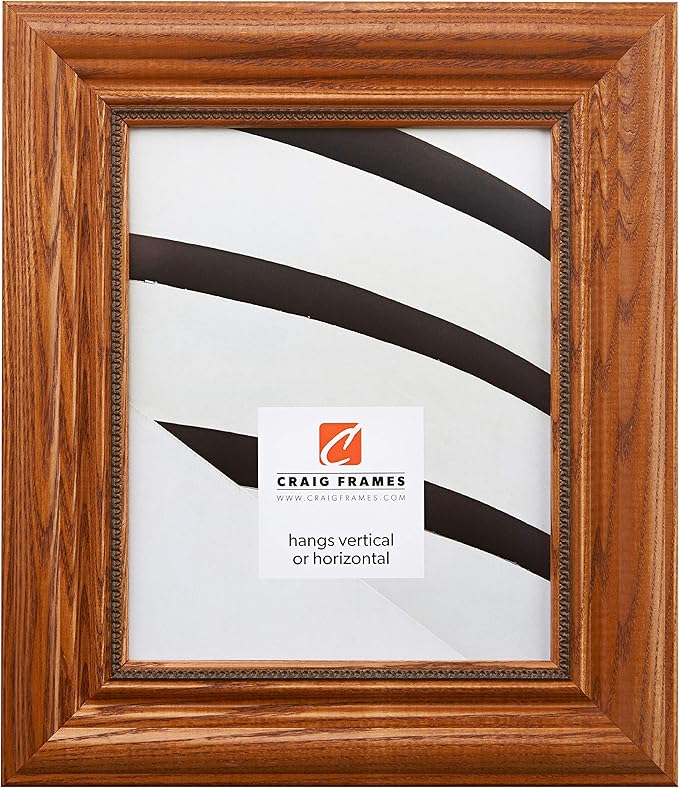 Craig Frames 15177483250 13 by 19-Inch Picture Frame, Solid Wood, 2.25-Inch Wide, Honey Oak - Image 6