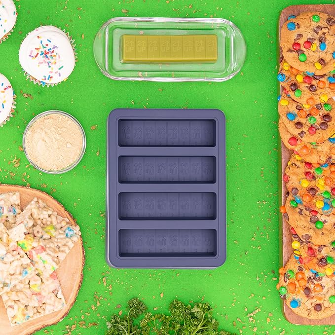 Magical Butter Silicone Non-Stick Tray – BPA-Free Mold for Easy Butter, Brownies, Granola & Chocolate Bars – Creates 8 Tbsp Sticks for Baking & Cooking
