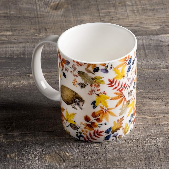 Maison d' Hermine Coffee Mug with Handles Tea Cups (12 Ounce, Pack of 1) | Fine Bone China Coffee Mugs for Hot Beverages Cappuccino Latte Home Restaurant Hotel Spring Summer -Sous-Bois - Foret - Image 8