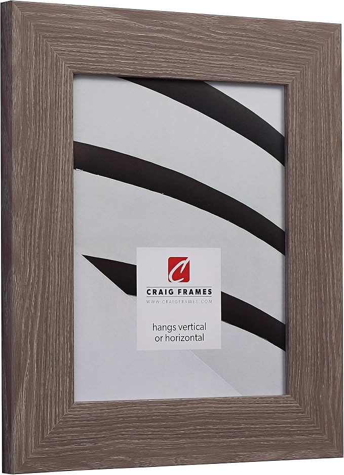 Craig Frames 20x20 Barnwood Grey Picture Frame for Posters and Gallery Wall | Lightweight shatter resistant acrylic facing with a rigid backing board, made in the USA - Image 2