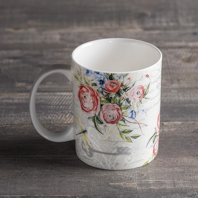 Maison d' Hermine Coffee Mug with Handles Tea Cups (12 Ounce, Pack of 1) | Fine Bone China Coffee Mugs for Hot Beverages Cappuccino Latte Home Restaurant Hotel Spring Summer -Champ De Mars - Paris - Image 8