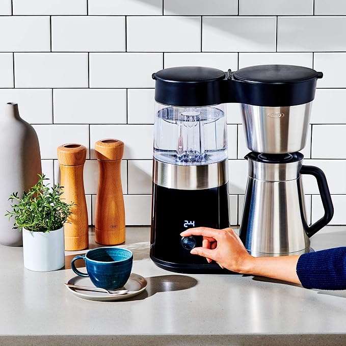 OXO Brew 9-Cup Drip Coffee Maker – Programmable Machine, Stainless Steel | Stainless Steel, Single Serve Or Full Carafe Option, SCA Certified Home Brewer, Temperature Controlled, Rainmaker Shower Head - Image 7